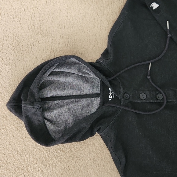 Mizzen + Main Men's Dark Grey Hoodie Size Large - Picture 10 of 10